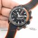 Perfect Replica Omega Seamaster Black And Orange Gummy Strap 45mm Watch (6)_th.jpg